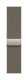 Apple MXKE3ZM/A Apple Watch Milanese Loop en Titanio Natural - Correa de Malla Magnética Talla L para Modelos 44mm, 45mm, 46mm, 49mm