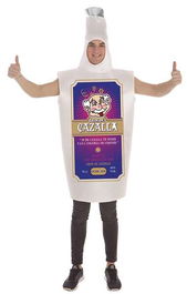 Creaciones Llopis Disfraz Adulto Botella Cazalla Talla L