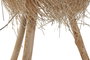 DKD Home Decor Lámpara de sobremesa de ratán hecha a mano, Natural