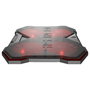 GENESIS Oxid 260 Base Refrigeradora para Portátil hasta 17.3 pulg, 4 Ventiladores, Negro y Rojo