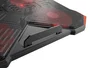 Genesis Oxid 260 Almohadilla Refrigeradora para Portátil 17.3" con 4 Ventiladores, 8 Ángulos Ajustables, Iluminación LED Roja y Concentrador USB 2.0 - Negro/Rojo