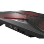 GENESIS Oxid 260 Base Refrigeradora para Portátil hasta 17.3 pulg, 4 Ventiladores, Negro y Rojo