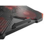 GENESIS Oxid 260 Base Refrigeradora para Portátil hasta 17.3 pulg, 4 Ventiladores, Negro y Rojo