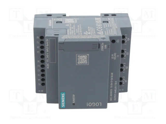 Siemens LOGO! 230 6ED1052-2FB08-0BA0 RCEo Módulo básico sin pantalla Siemens LOGO! 230 6ED1052-2FB08-0BA0 RCEo Módulo básico sin pantalla