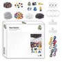 Cerdá Set Bisutería Bag Clip Real Madrid, Multicolor, 25.5 x 25.0 x 5.0 cm