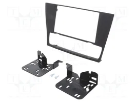 METRA Bastidor de montaje de radio 2 DIN negro para BMW