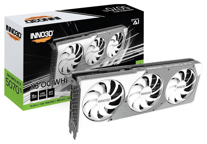 Inno3D GeForce RTX 5070 Ti X3 OC WHITE 16GB GDDR7