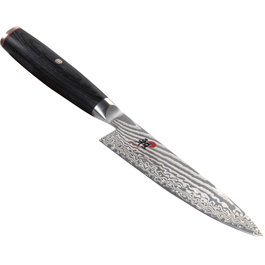 Miyabi 5000 FC-D Gyutoh 16cm de acero inoxidable con mango de madera Pakka negra