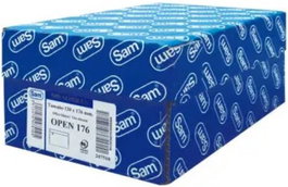SAM Caja de 500 sobres autoadhesivos con tira de silicona 120x176 mm blanco