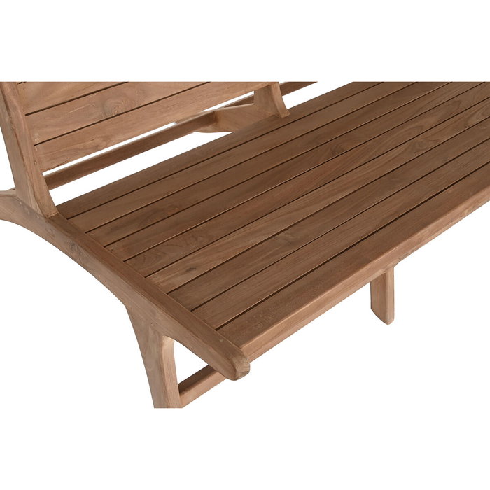 DKD Home Decor Banco de Teca Natural Hecho a Mano DKD Home Decor Banco de Teca Natural Hecho a Mano