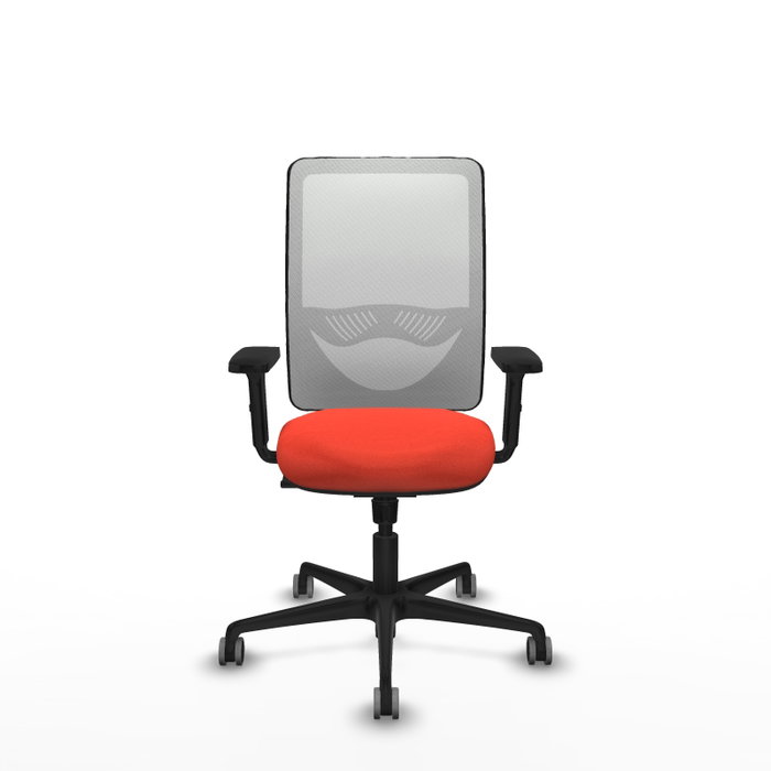 PIQUERAS Y CRESPO Silla de oficina Zulema Naranja oscuro y Blanco PIQUERAS Y CRESPO Silla de oficina Zulema Naranja oscuro y Blanco