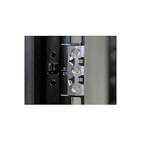 Rittal 2090.000 19" Fastener 1 HE mit Kontaktierung 24 Stück Zinc de acero Plata