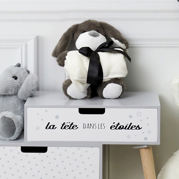 Tom et Zoe Juego de Peluche con Manta Puericultura 20 cm