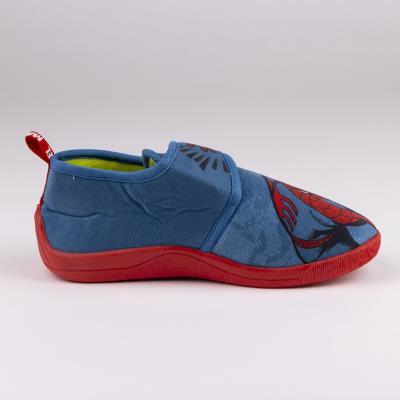 Zapatillas De Casa Francesita Velcro Marvel Azul Oscuro 32-33