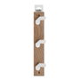 Inofix Colgador Nordik con 3 perchas blancas