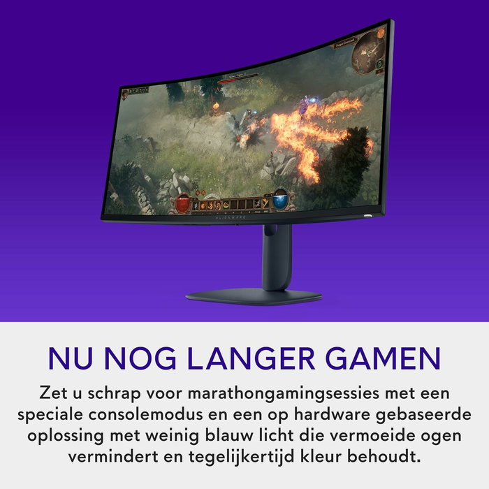 Dell Alienware AW3425DWM Monitor Gaming Curvo 34 pulg WQHD 180Hz