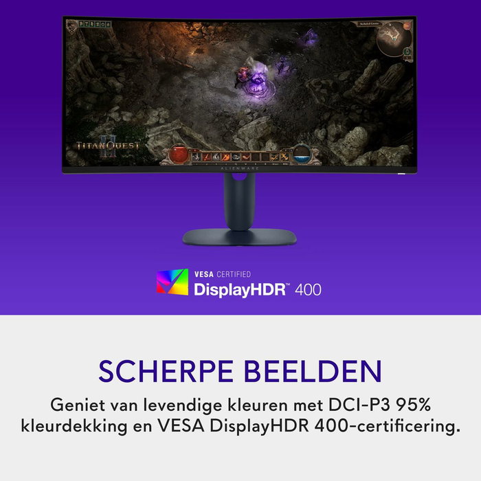Dell Alienware AW3425DWM Monitor Gaming Curvo 34 pulg WQHD 180Hz