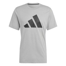 Camiseta Deportiva de Manga Corta Adidas Essentials Tr-Es Fr Logo Gris claro 13-14 Años