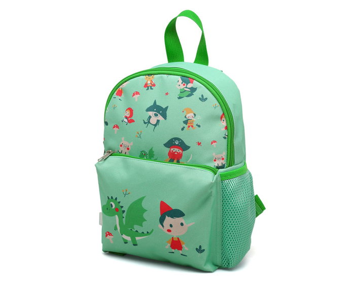 KioKids Mochila Verde para Niños Pequeños, 4.6L