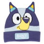 Cerdá Gorro Punto Aplicaciones Bluey Azul