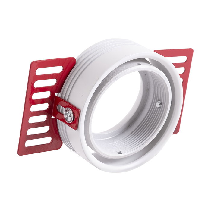 Aro Foco Downlight Circular Aluminio Blanco Basculante Integración Yeso Ø75mm Aro Foco Downlight Circular Aluminio Blanco Basculante Integración Yeso Ø75mm