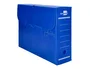 Liderpapel Caja de archivo definitivo plástico lomo 100 mm azul