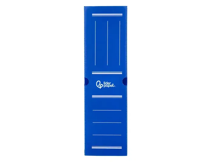 Liderpapel Caja de archivo definitivo plástico lomo 100 mm azul Liderpapel Caja de archivo definitivo plástico lomo 100 mm azul