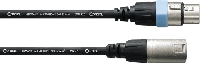 Cordial Cable de Micrófono XLR 2,5M Cordial Cable de Micrófono XLR 2,5M