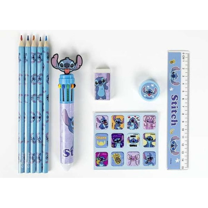Cerdá Conjunto Papelería Escolar Stitch Disney Azul Cerdá Conjunto Papelería Escolar Stitch Disney Azul
