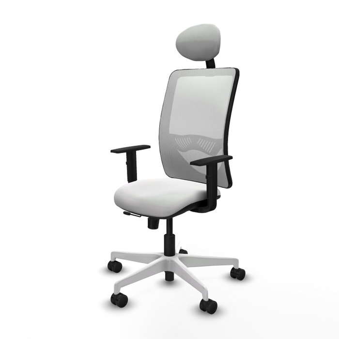PIQUERAS Y CRESPO Silla de oficina Zulema Blanca con mecanismo Sincro/Traslack PIQUERAS Y CRESPO Silla de oficina Zulema Blanca con mecanismo Sincro/Traslack