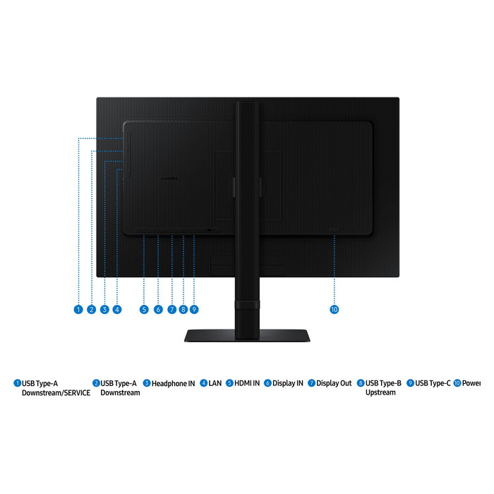 Samsung S24D604UAU Monitor 24" Quad HD LED IPS 5 ms Negro Samsung S24D604UAU Monitor 24" Quad HD LED IPS 5 ms Negro