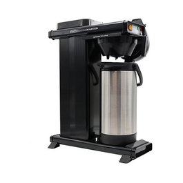 Moccamaster 29263 Cafetera de filtro Autofill Black, 15 tazas, Negro y acero inoxidable