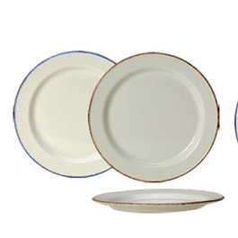 Steelite Plato Slimline Dapple Blue - Plato Llano de Vitro Porcelana - 25,5 cm (Set de 24)