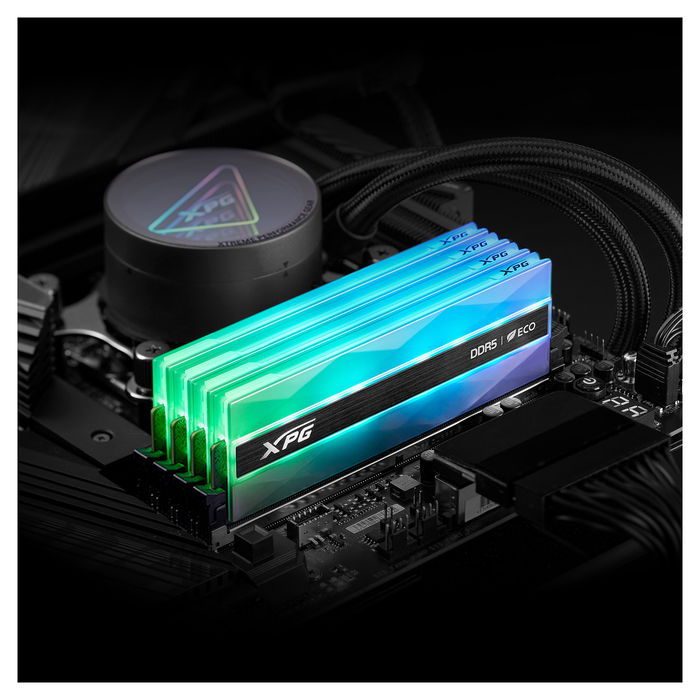 ADATA XPG LANCER NEON RGB DDR5 RAM 16GB (1x16GB) 6400MHz DIMM CL32 - AMD EXPO & Intel XMP 3.0, AX5U6400C3216G-CLANRSG