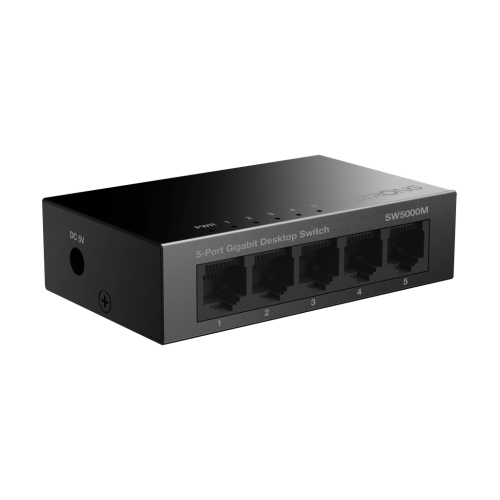 Strong SW5000M Switch Gigabit Ethernet de 5 Puertos Negro