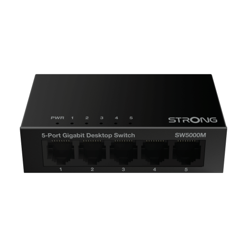 Strong SW5000M Switch Gigabit Ethernet de 5 Puertos Negro