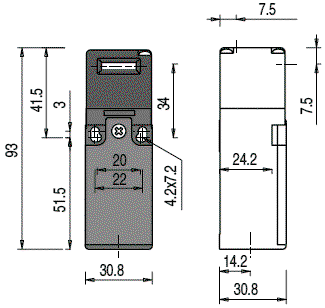 PIZZATO ELETTRICA FR Interruptor de seguridad a llave IP67