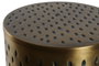 DKD Home Decor Set de 2 Mesitas Auxiliares de Metal con Tapa Dorado