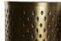 DKD Home Decor Set de 2 Mesitas Auxiliares de Metal con Tapa Dorado