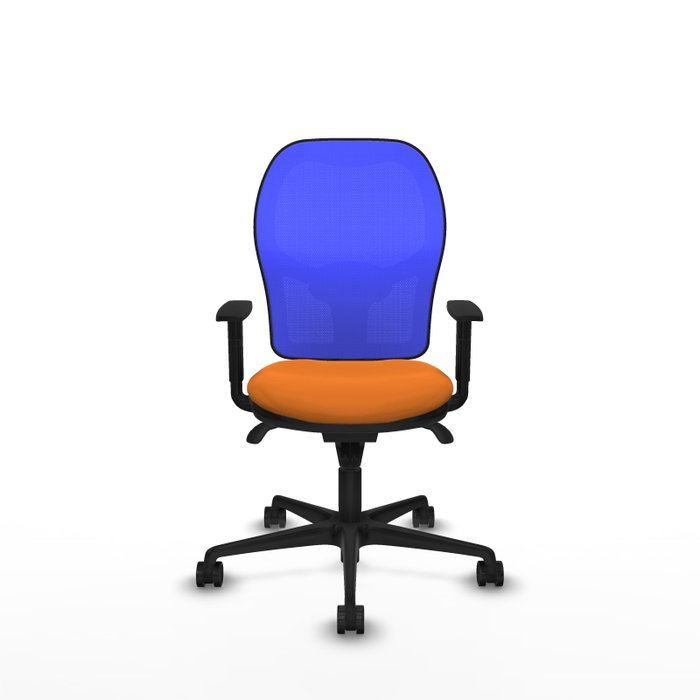 PIQUERAS Y CRESPO Silla de oficina Jorquera Sincro Naranja y Azul PIQUERAS Y CRESPO Silla de oficina Jorquera Sincro Naranja y Azul