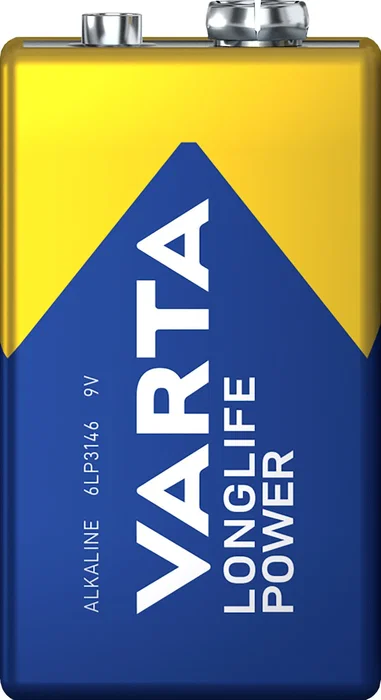 Varta Batería Alcalina 9V Petaca 4922 - Pila de Un Solo Uso, Blister de 1 Unidad, Ideal para Mandos y Dispositivos Electrónicos