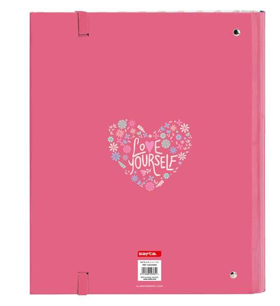 Carpeta de anillas Safta Feeling Multicolor 27 x 32 x 3.5 cm