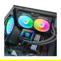Thermaltake TH240 V3 ARGB Sync AIO - Sistema de Refrigeración Líquida Todo en Uno, 240 mm, 2 Ventiladores, Negro