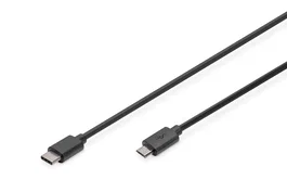 Digitus DB-300137-018-S Cable USB 3.2 Gen 1 USB-C a Micro USB B Negro 1.8m - 5 Gbps, Power Delivery, carga 3A