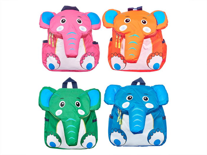 Pincello Mochila Elefante Surtidos 20 cm x 26 cm x 10 cm Azul Naranja Rosa Verde (Set de 12) Pincello Mochila Elefante Surtidos 20 cm x 26 cm x 10 cm Azul Naranja Rosa Verde (Set de 12)