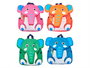 Pincello Mochila Elefante Surtidos 20 cm x 26 cm x 10 cm Azul Naranja Rosa Verde (Set de 12)