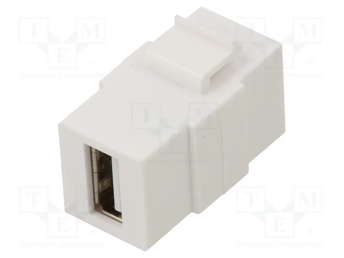 GOOBAY Conector USB Keystone USB A Blanco