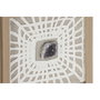 DKD Home Decor Set de 4 Cuadros Enmarcados de Cristal y Papel Maché 22x2x22 cm