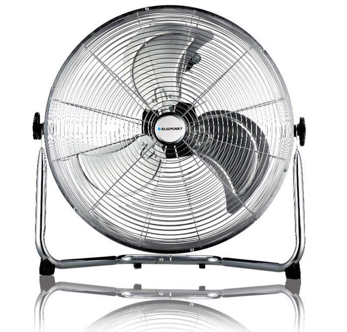 Blaupunkt Ventilador Industrial Cromado para Suelo, 40 cm, 90 W
