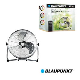 Blaupunkt Ventilador Industrial Cromado para Suelo, 40 cm, 90 W